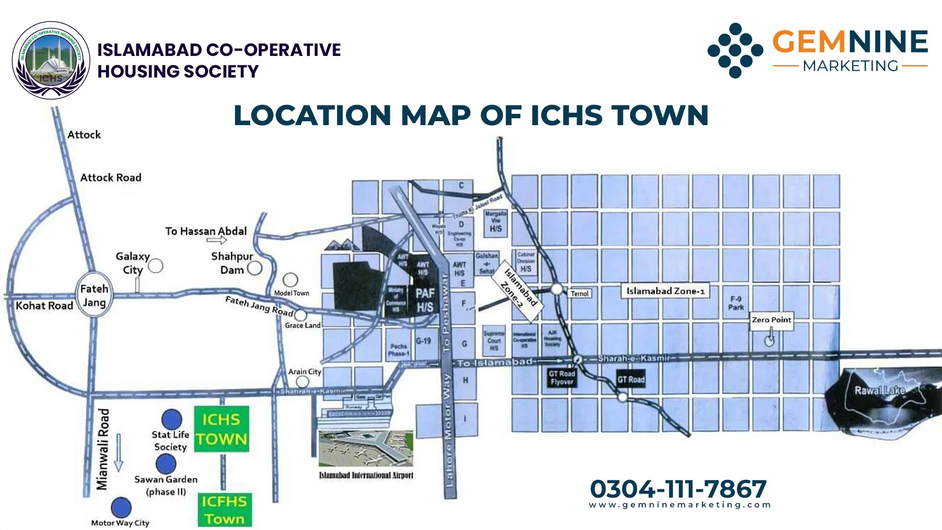 ICHS Town Map